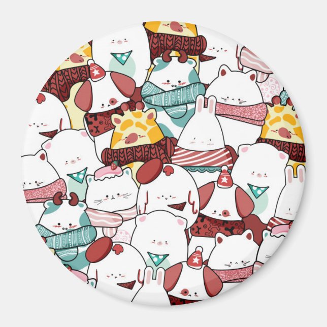 Cute Animals Magnet (Framsidan)