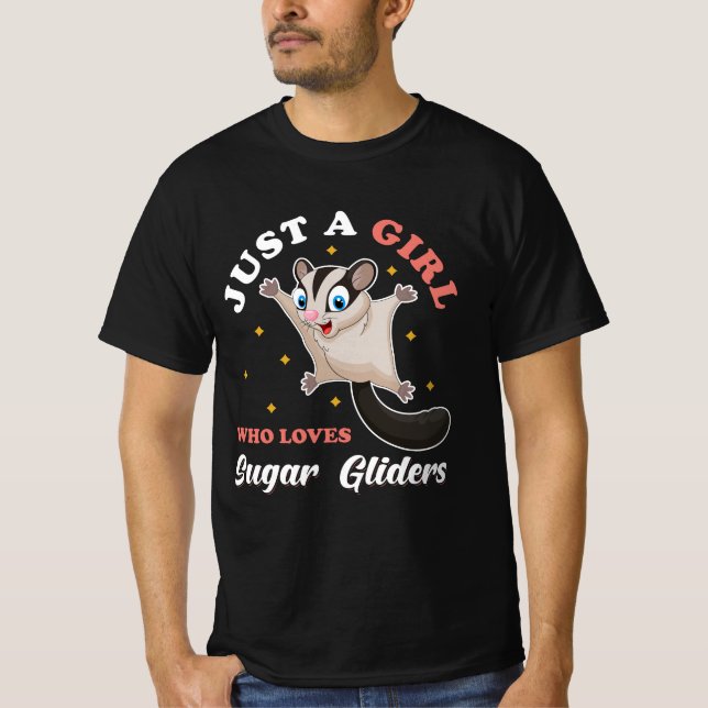 Cute Animals med sockerreglage T Shirt (Framsida)