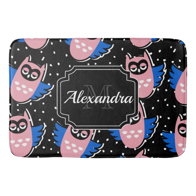 Cute Animals Mönster Badrumsmatta (Framsidan)