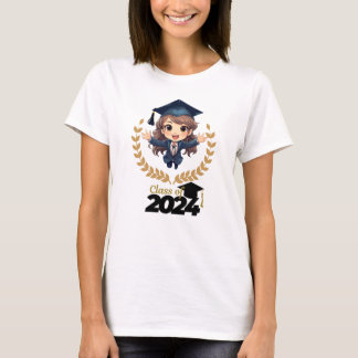 Cute Animation Student Namn 2024 T Shirt