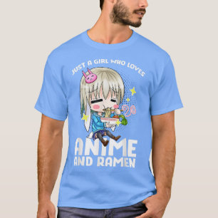 Cute Anime är bara en flicka som animerar i kärlek T Shirt