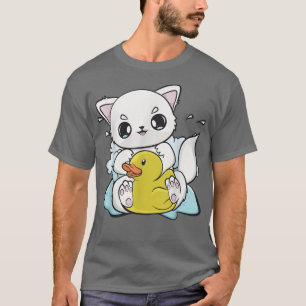 Cute Anime Arktis för Gult Anka 515 T Shirt