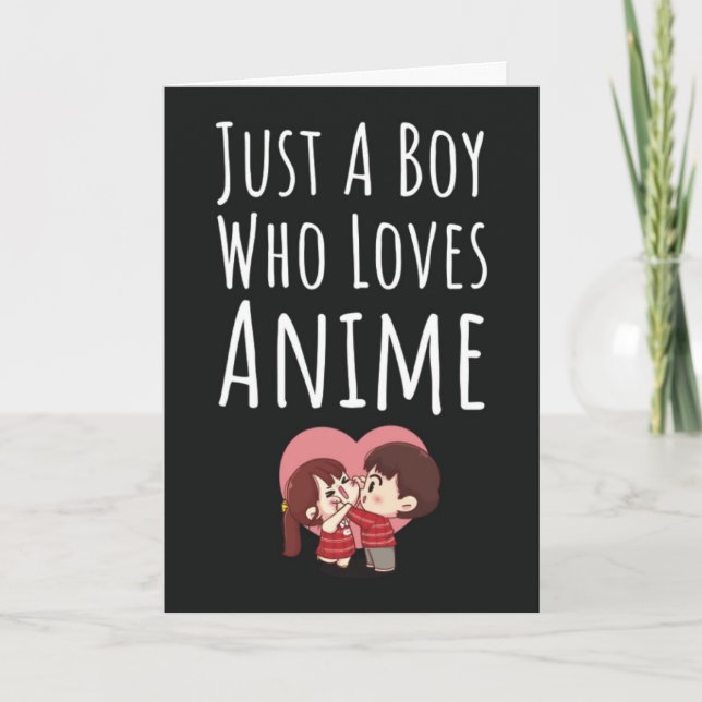 Cute Anime Cards For Baby Boys Kids Otaku Kaiwaii Kort (Framsida)