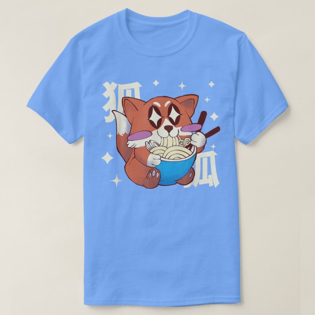 Cute Anime Foating Ramen, för kvinnor och Manar 54 T Shirt (Design framsida)