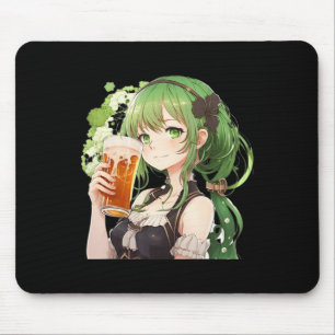 Cute Anime Girl Luckier St patrick's day Kawaii Lo Musmatta