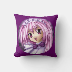 Cute Anime Girl Maid Kudde