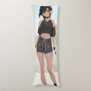 Cute Anime Girl Urban Stil Kroppskudde