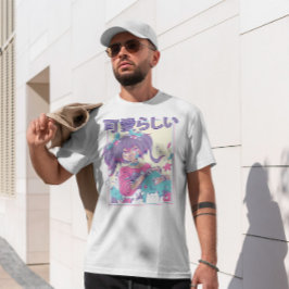 Cute Anime Girl with Ponytails T Shirt