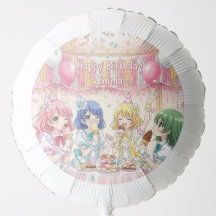 Cute Anime Girl's Ice Cream Birthday Party  