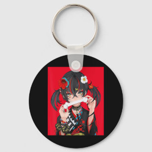 Cute Anime Girls Japanska Aesthetic Costume Gift A Nyckelring