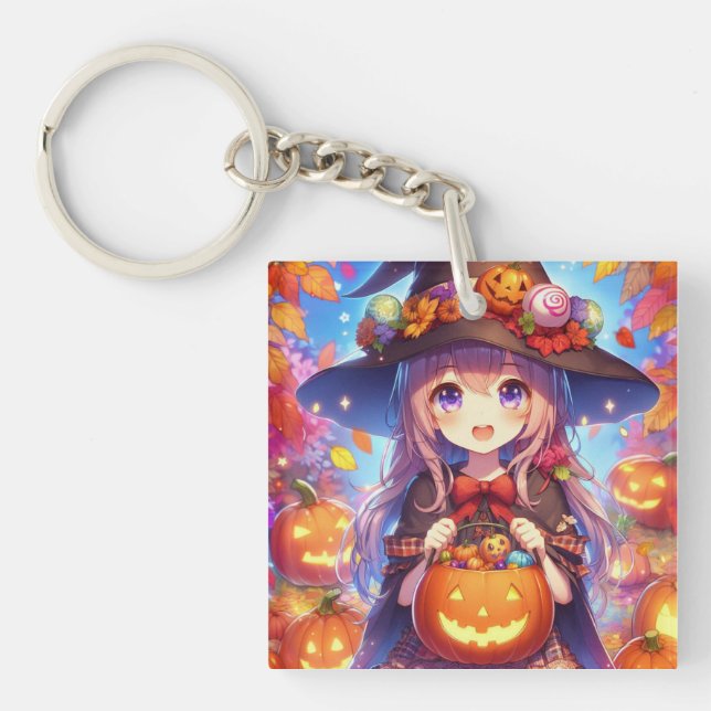 Cute Anime Halloween Witch (Framsidan)