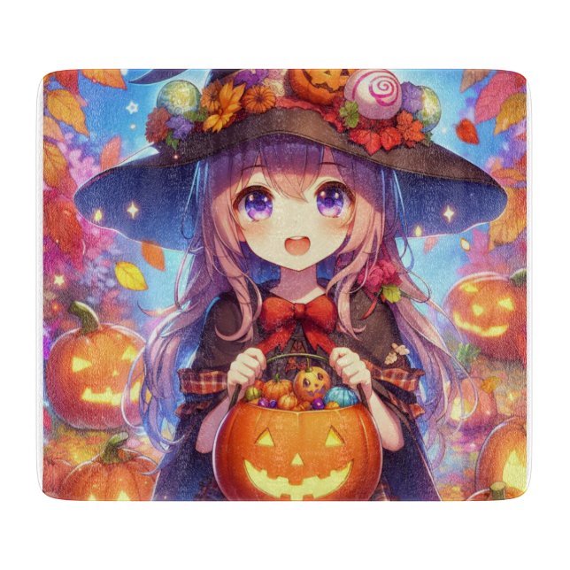 Cute Anime Halloween Witch (Framsidan)
