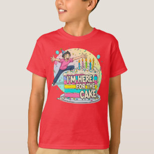 Cute Anime Ögon Birthday Cake Älskare T Shirt