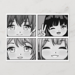Cute Anime Vykort