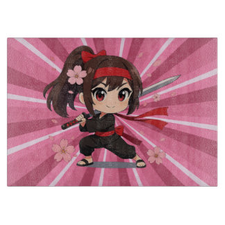 Cute anime warrior blossom girl