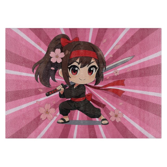 Cute anime warrior blossom girl (Framsidan)