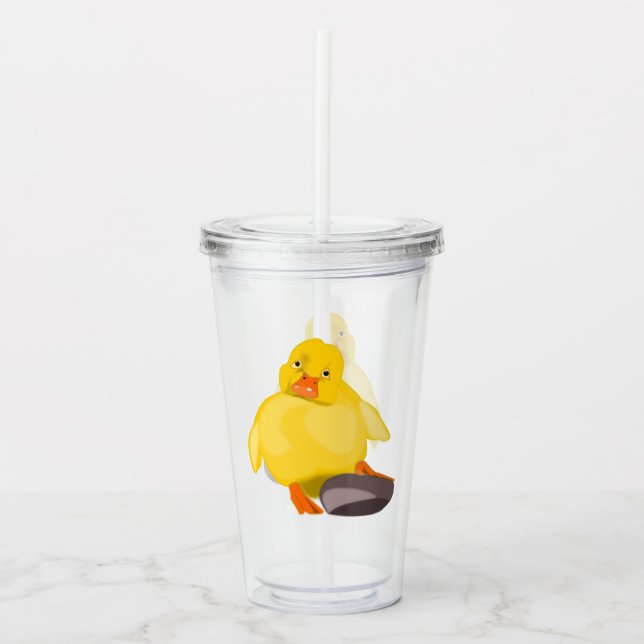 Cute Anka Acrylic Tumbler Take Away Mugg (Framsida)
