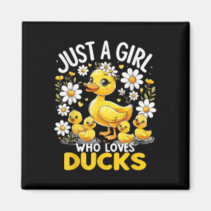 Cute Anka Älskare är bara en flicka som Kärlek Ank Magnet