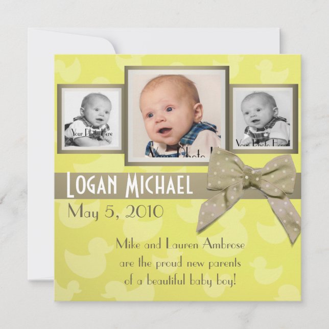 Cute anka Anka Meddelande (Framsida)