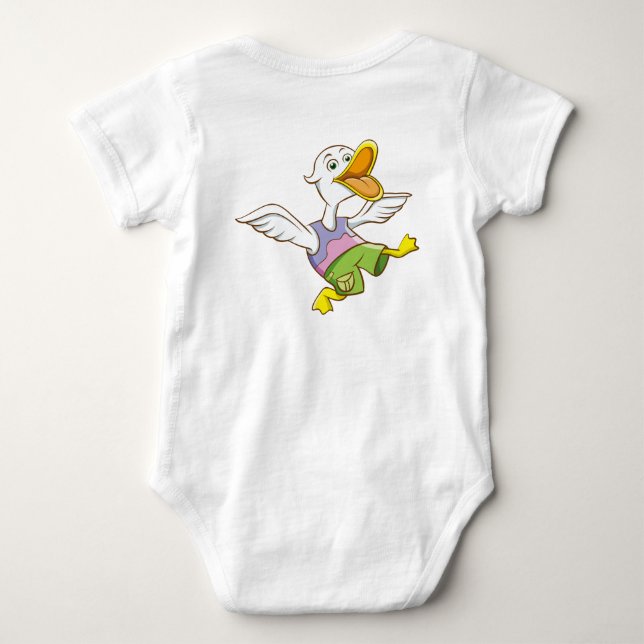 Cute Anka Baby Bodykostym T Shirt (Baksida)