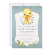 Cute Anka Baby Shower efter e-postinbjudan
