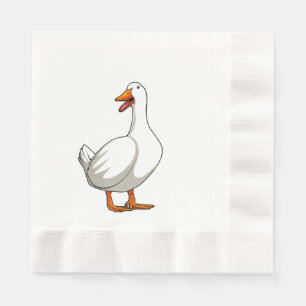 Cute Anka Design Manar Waterfowl Bird Pet Anka Äls Pappersservett