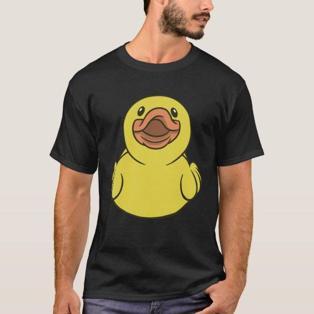Cute Anka Ducklings Rubber Anka T Shirt (Framsida)