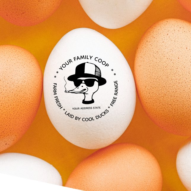 Cute Anka Eggs Frimärke Stämpel (Skapare uppladdad)