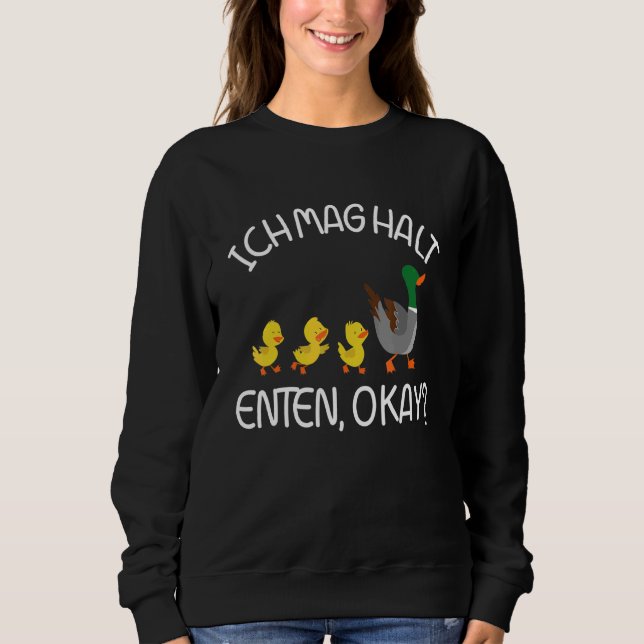 Cute Anka I gillar att hålla Ankor okej T Shirt (Framsida)