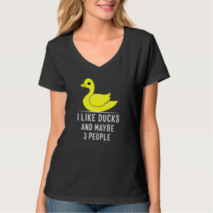 Cute Anka - jag tycker om Ankor och kanske som tre T Shirt