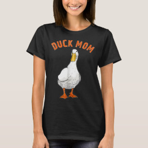 Cute Anka Mamma Älskare Illustration Gift Anka Own T Shirt