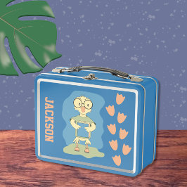Cute Anka med Bok Child's Lunchbox