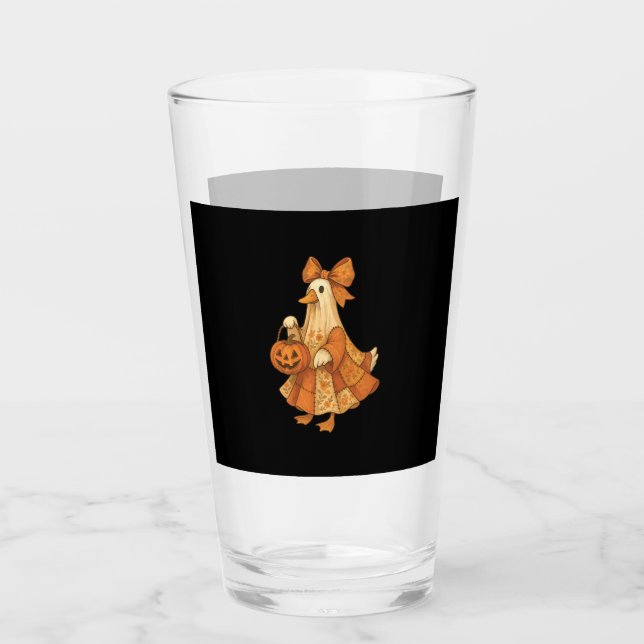 Cute Anka Patchwork Halloween fest Glaskopp (Framsida)