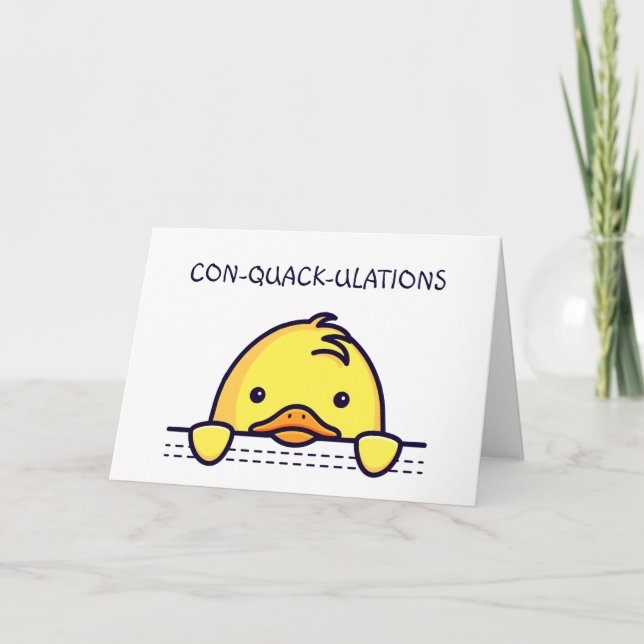 Cute Anka Pun Kort (Framsida)