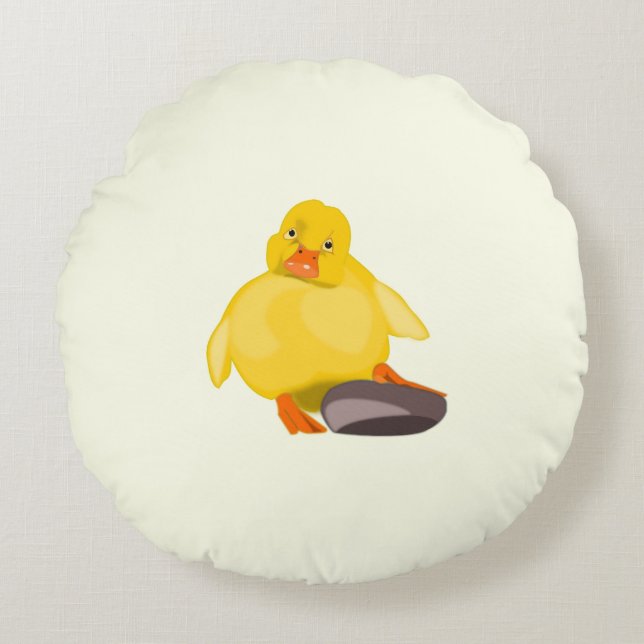 Cute Anka Round Pillow Rund Kudde (Framsidan)