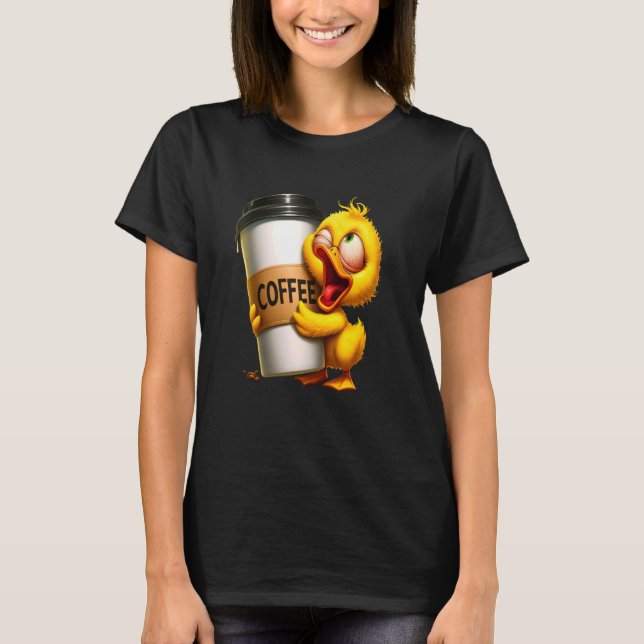 Cute Ankor Ducklings Bath Anka Quacking T Shirt (Framsida)
