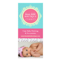 Cute Anpassade-Baby Boutique-rackkort