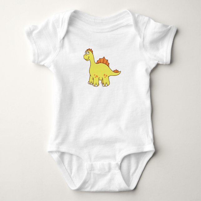 Cute Anpassade Dinosaur T Shirt (Framsida)