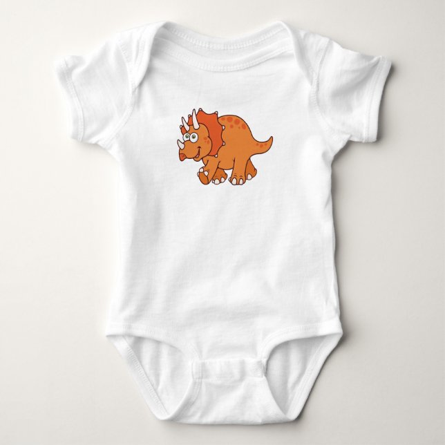 Cute Anpassade Dinosaur T Shirt (Framsida)