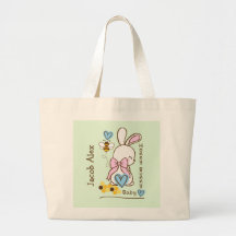 Cute & Anpassade honey Bunny Pojke Tote Bag