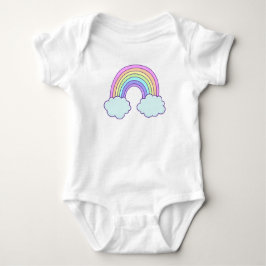 Cute Anpassade Pastel Rainbow T Shirt