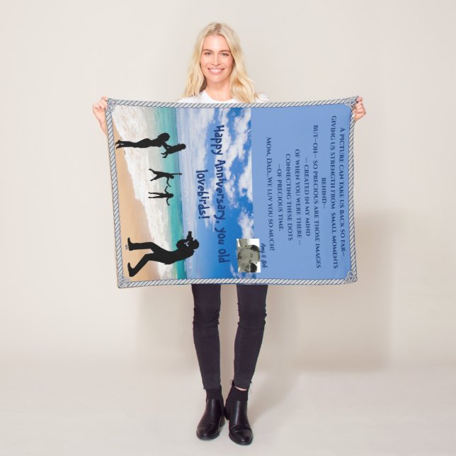 Cute-Anpassadet Blankett med liten projektionsavst Fleecefilt (På plats)