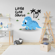 Cute Anpassningsbar Blue Baby Dino