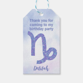 Cute Anpassningsbar Capricorn Astrology-tecken Presentetikett