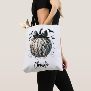 Cute Anpassningsbar Disco Boll Halloween Pumpkin Tygkasse
