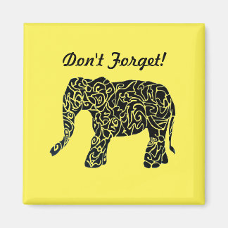 Cute Anpassningsbar Elephant Magnet