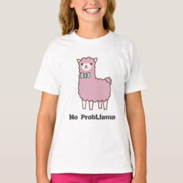 Cute Anpassningsbar Färg No Problema Llama T Shirt
