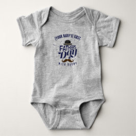 Cute Anpassningsbar First Fars dag Baby Onsie Body Tröja