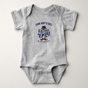 Cute Anpassningsbar First Fars dag Baby Onsie Body Tröja