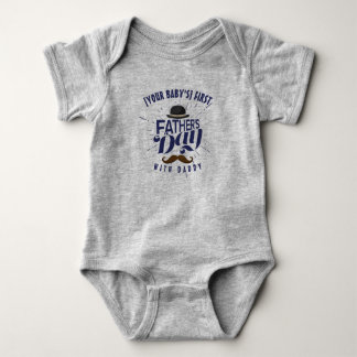 Cute Anpassningsbar First Fars dag Baby Onsie Body Tröja
